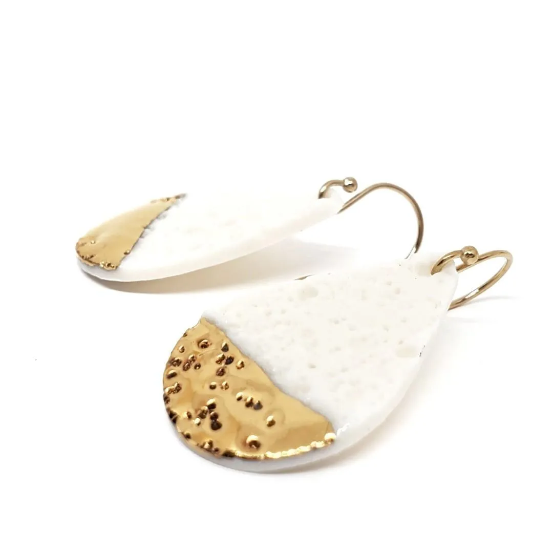 (20% Off) Earrings - Drops - Coral Raindrop by Almeda Jewelry