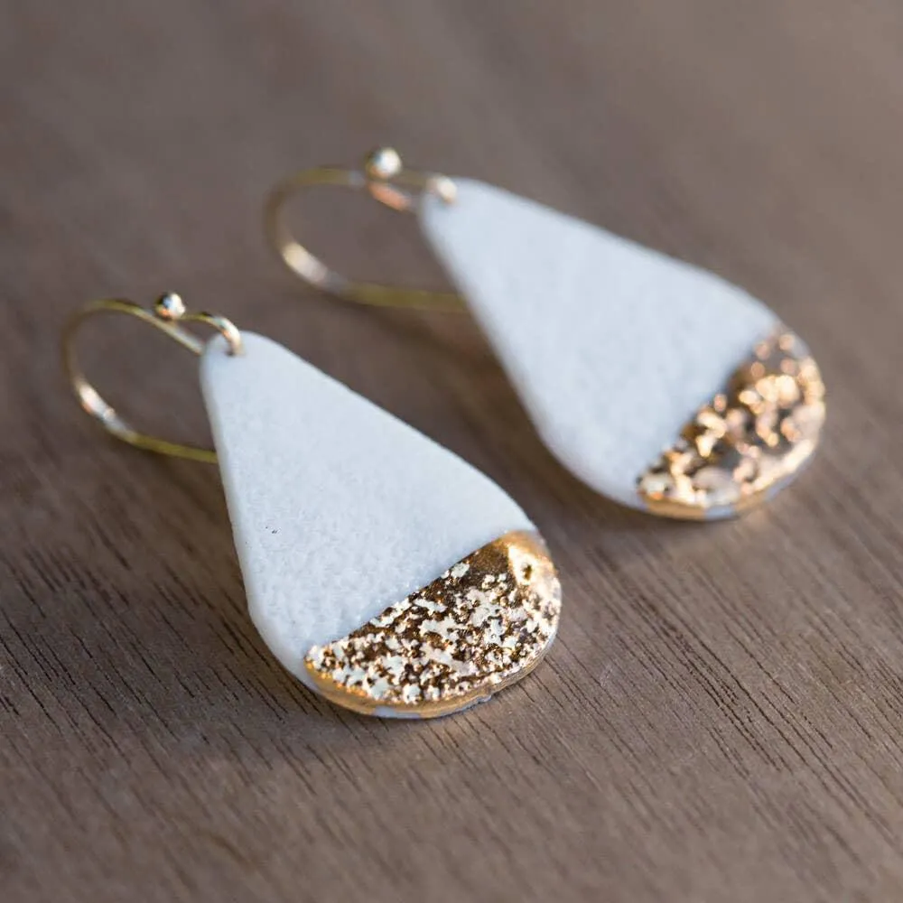 (20% Off) Earrings - Drops - Coral Raindrop by Almeda Jewelry