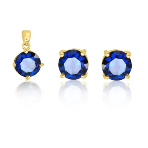 4CT Gold Filled Blue Set