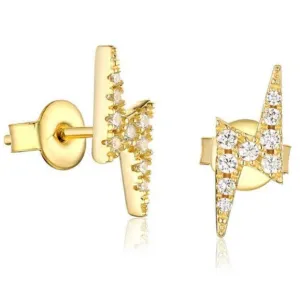 925 Sterling Silver CZ Stud Earrings