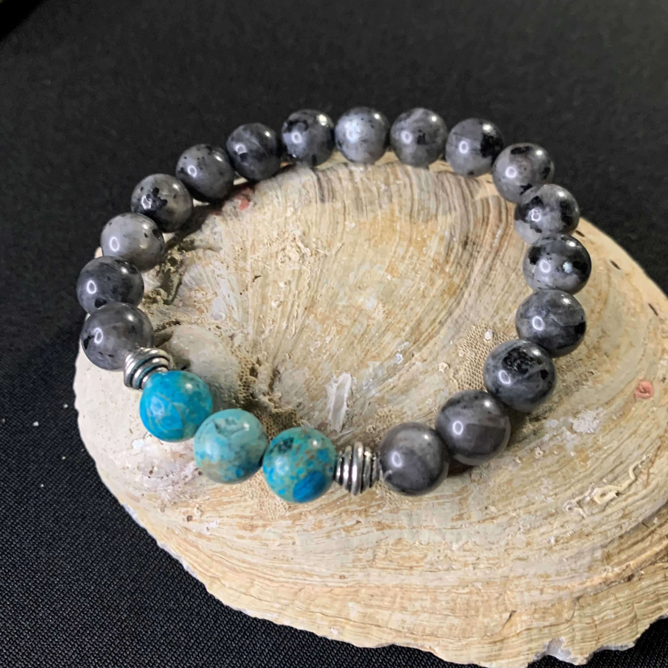 Aqua terra bracelet, jasper land of water