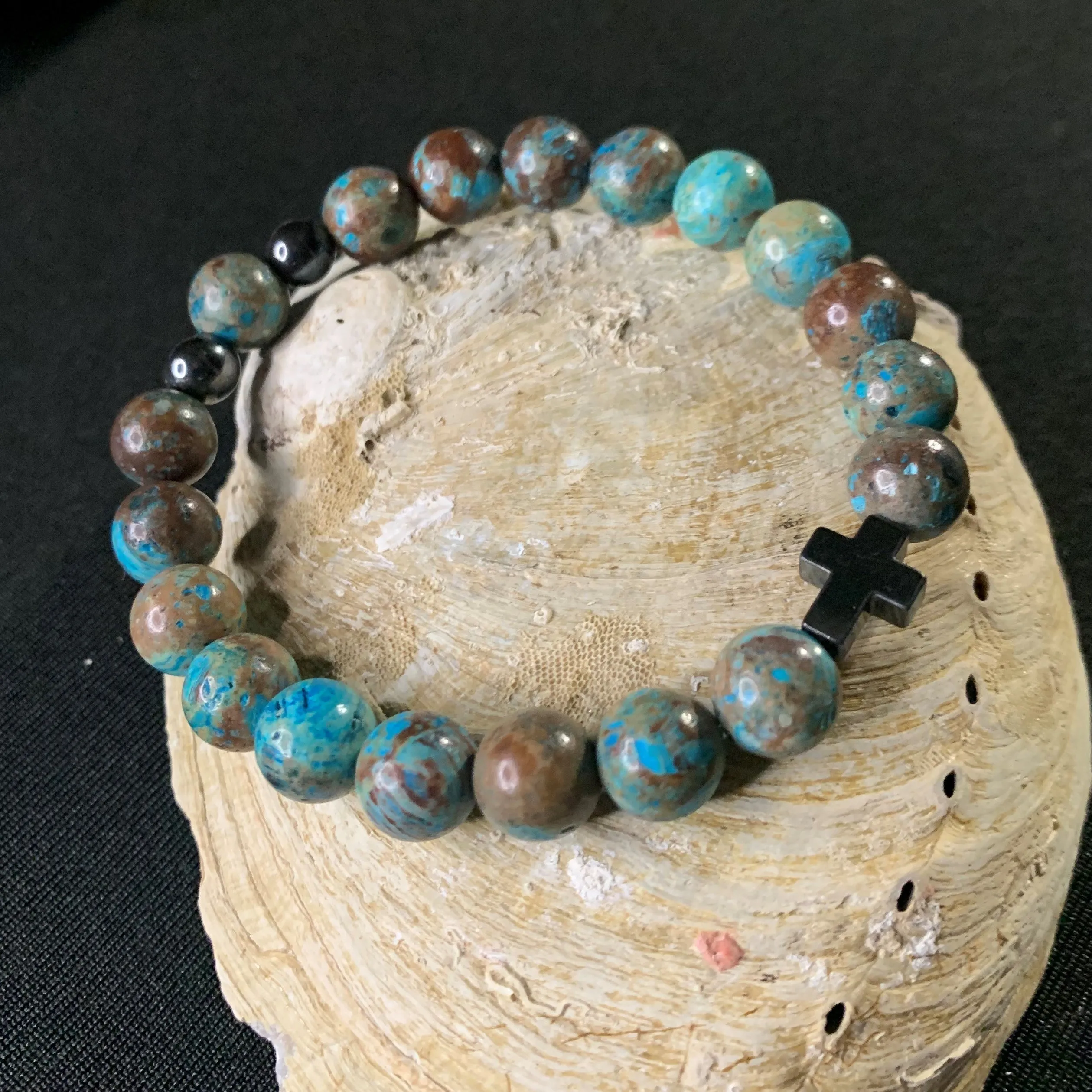 Aqua terra bracelet, jasper land of water