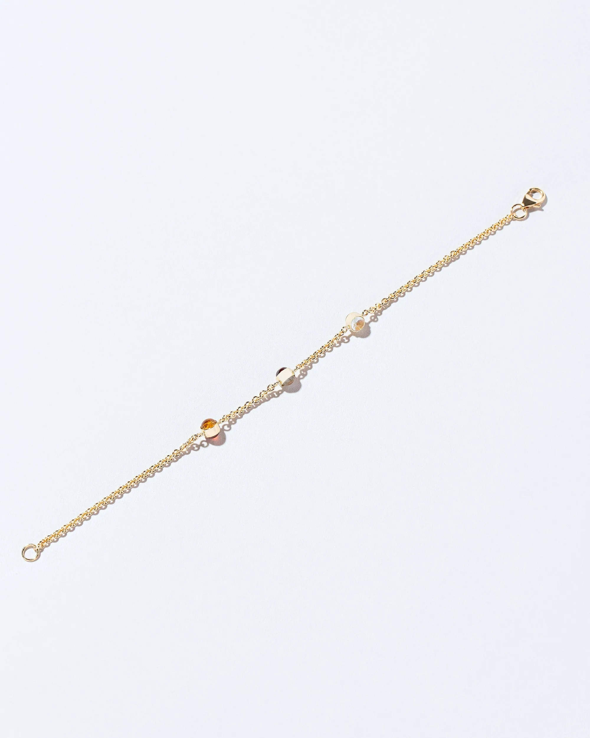 Birthstone Bracelet - Three Bezels