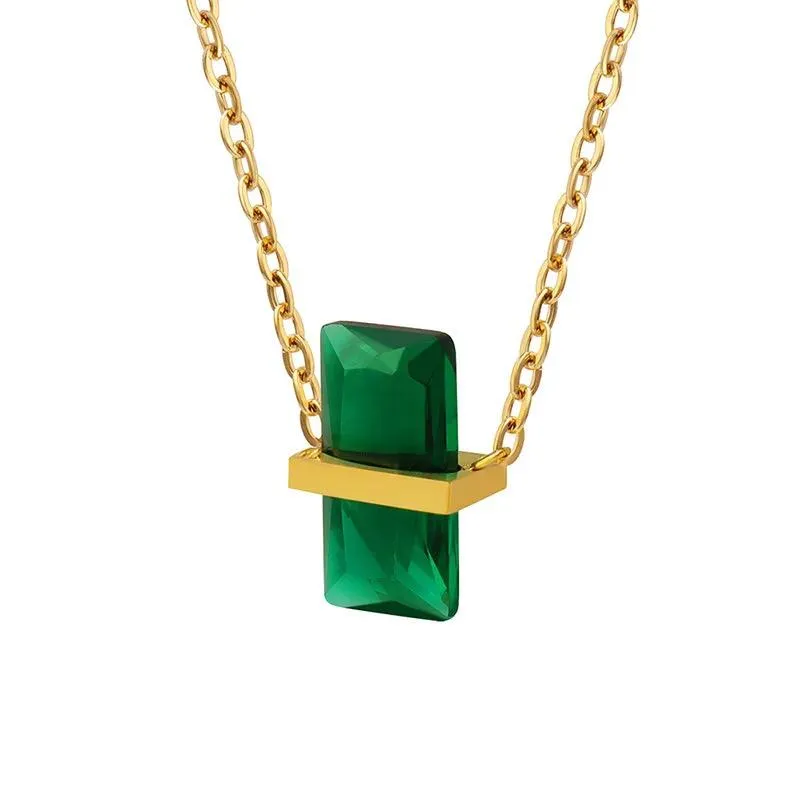 Birthstone Necklace Gold