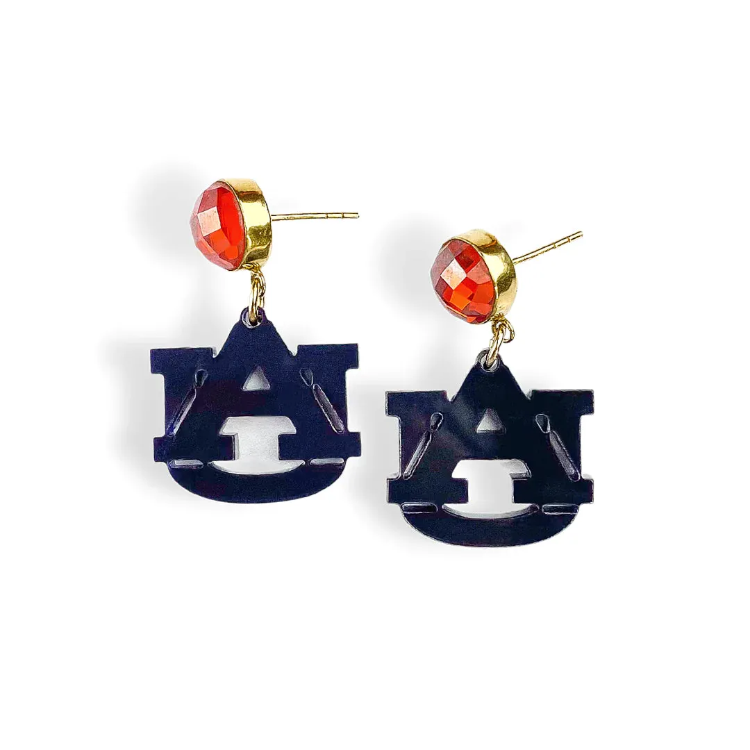 Brianna Cannon Mini AU Logo Earrings