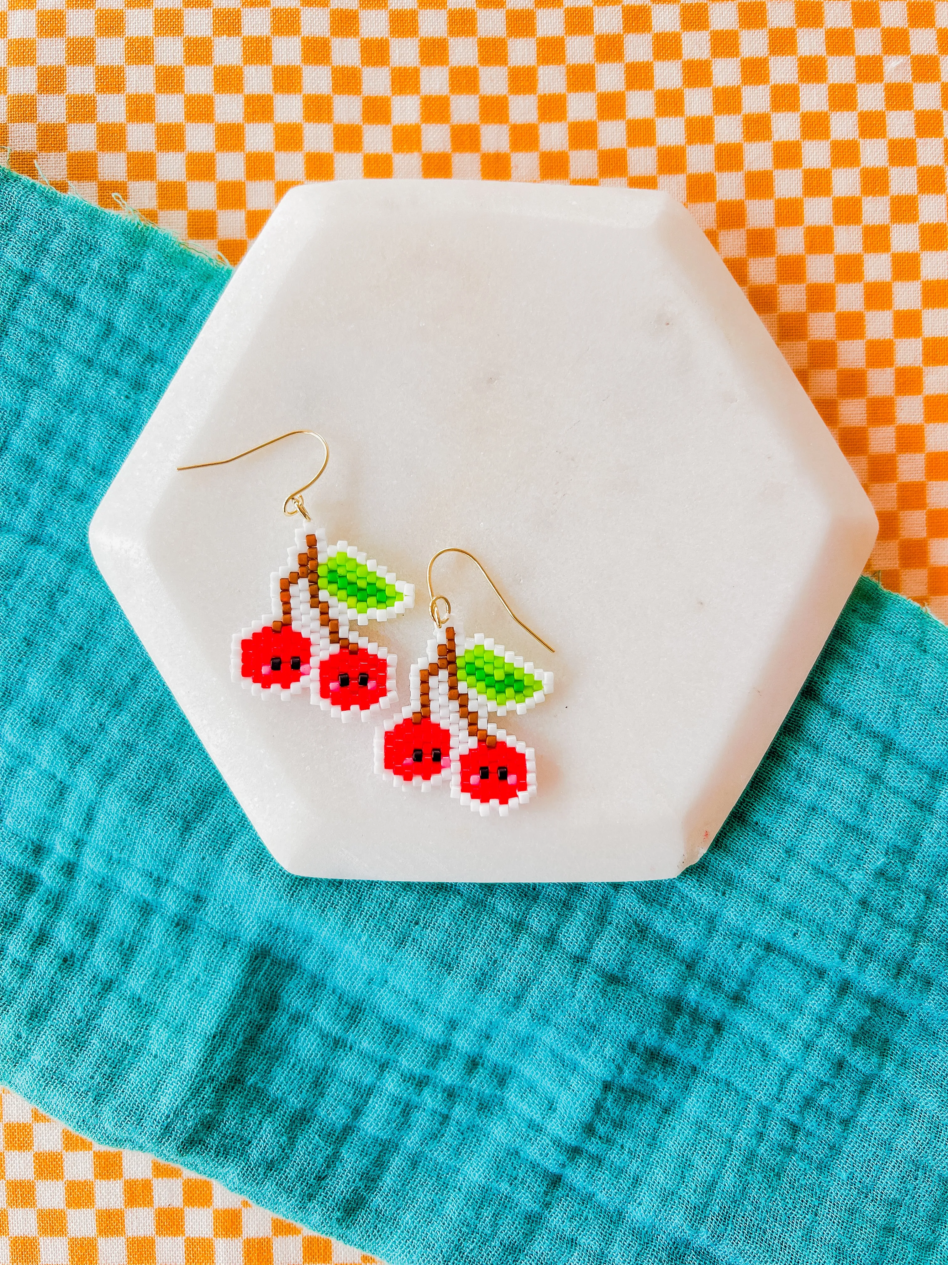 Cherry Cuties | Beaded Earrings