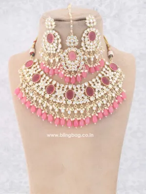 Coral Eraki Jewellery Set