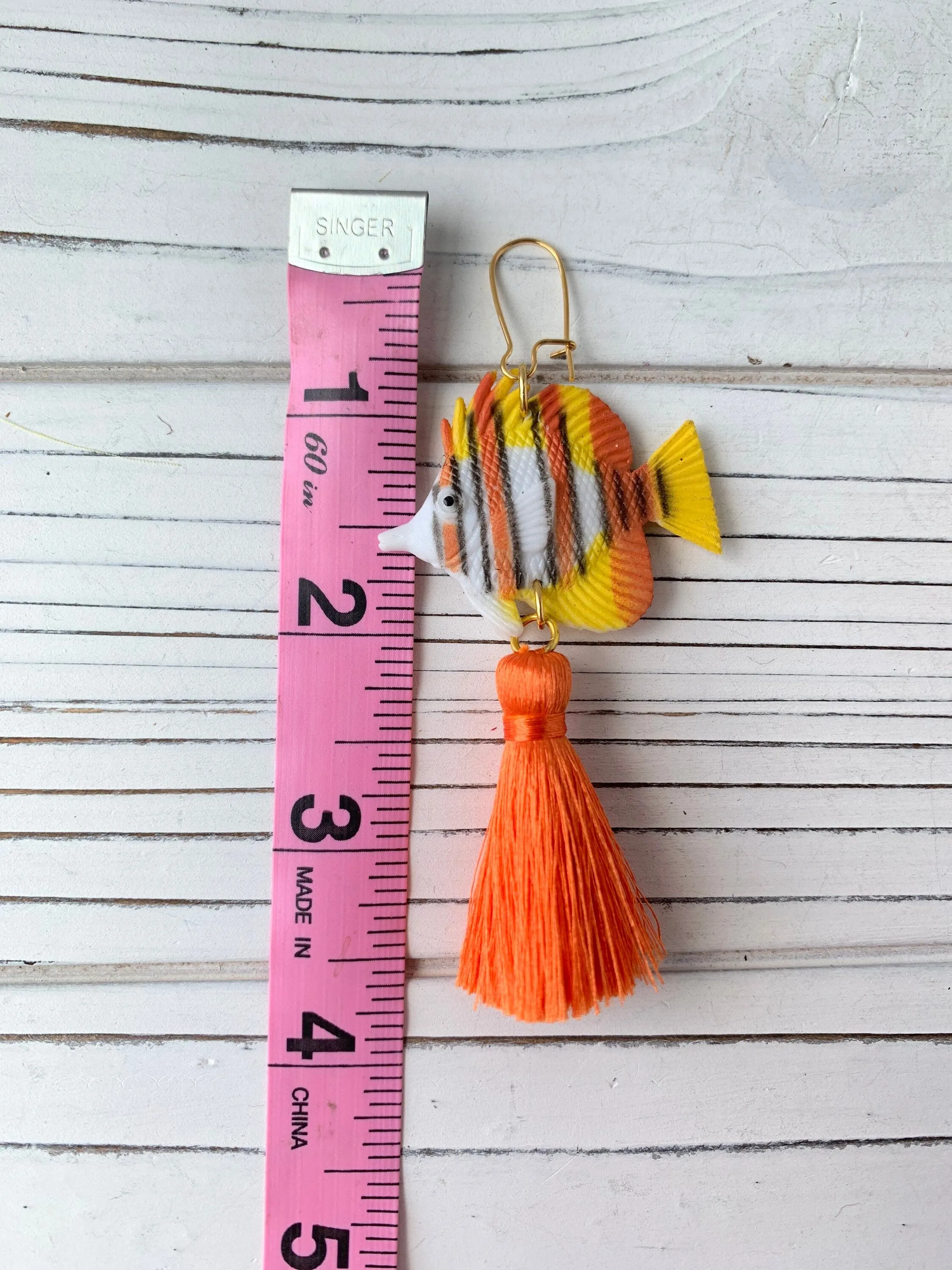 Coral Reef Tropical Fish Earrings