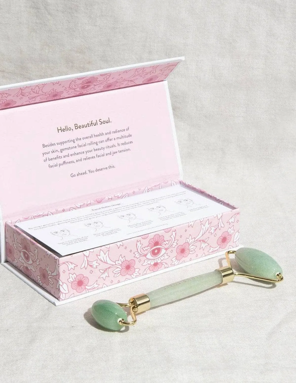 Crystal Gemstone Facial Roller