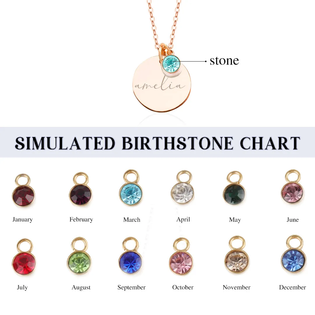 Custom Birthstone Necklace