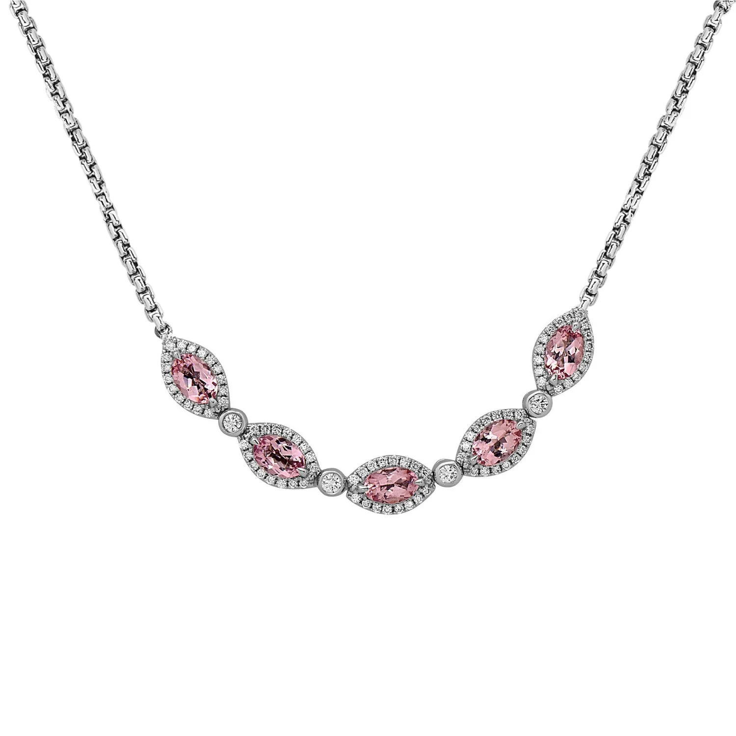 Diamond Firefly Marquise Necklace