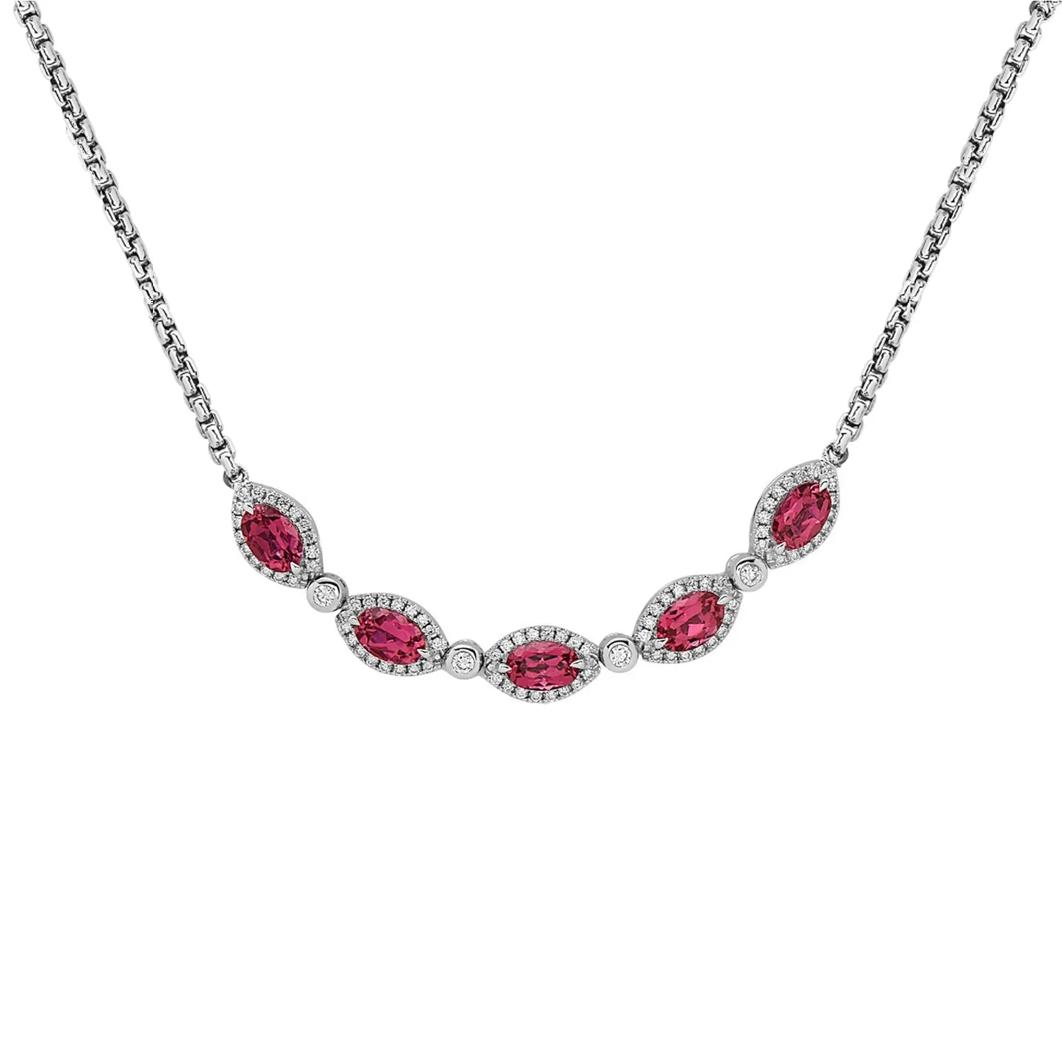 Diamond Firefly Marquise Necklace