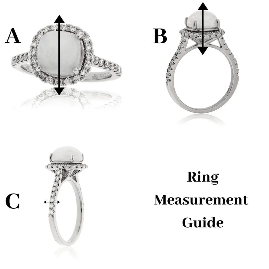 Dinosaur Bone Strip and Channel Set Diamond Ring