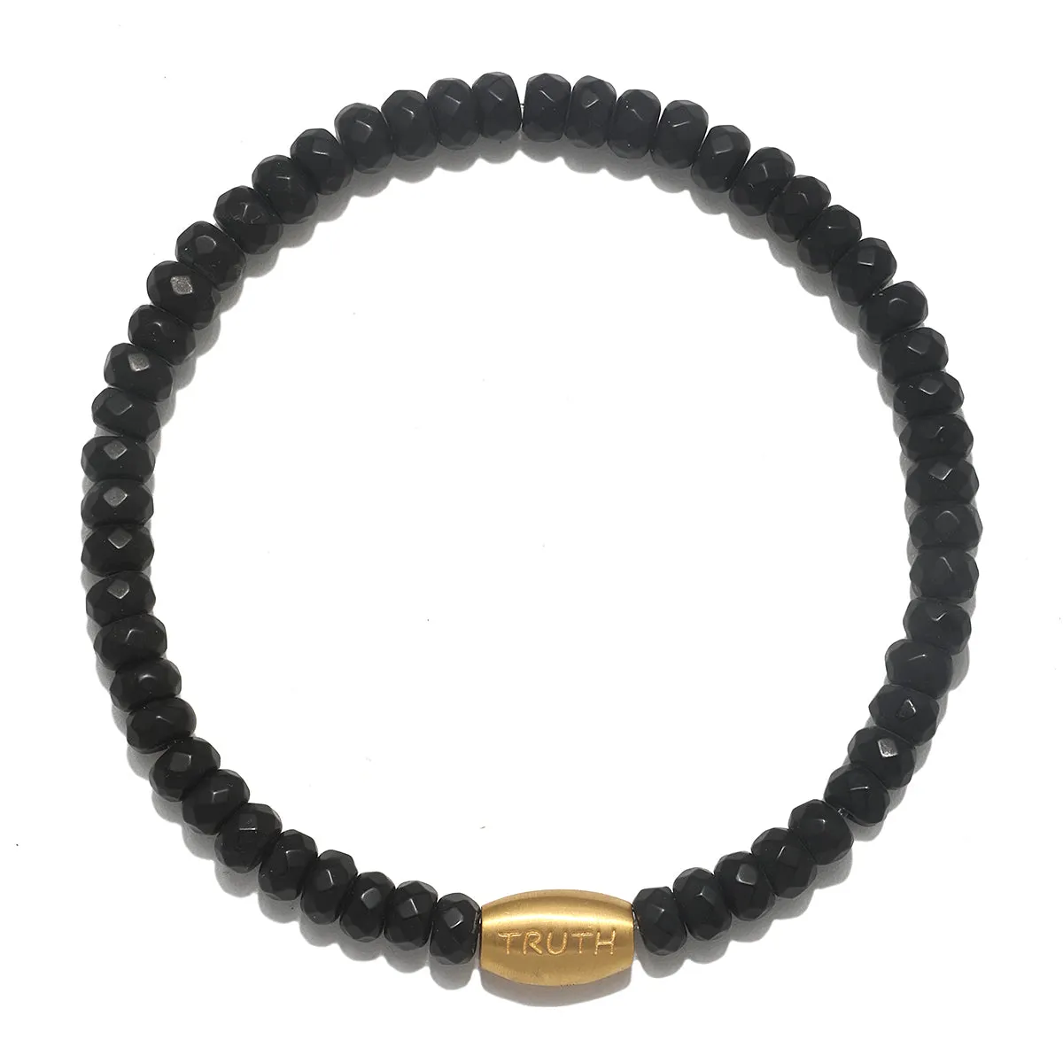 Enduring Strength Black Onyx Gemstone Men's Bracelet