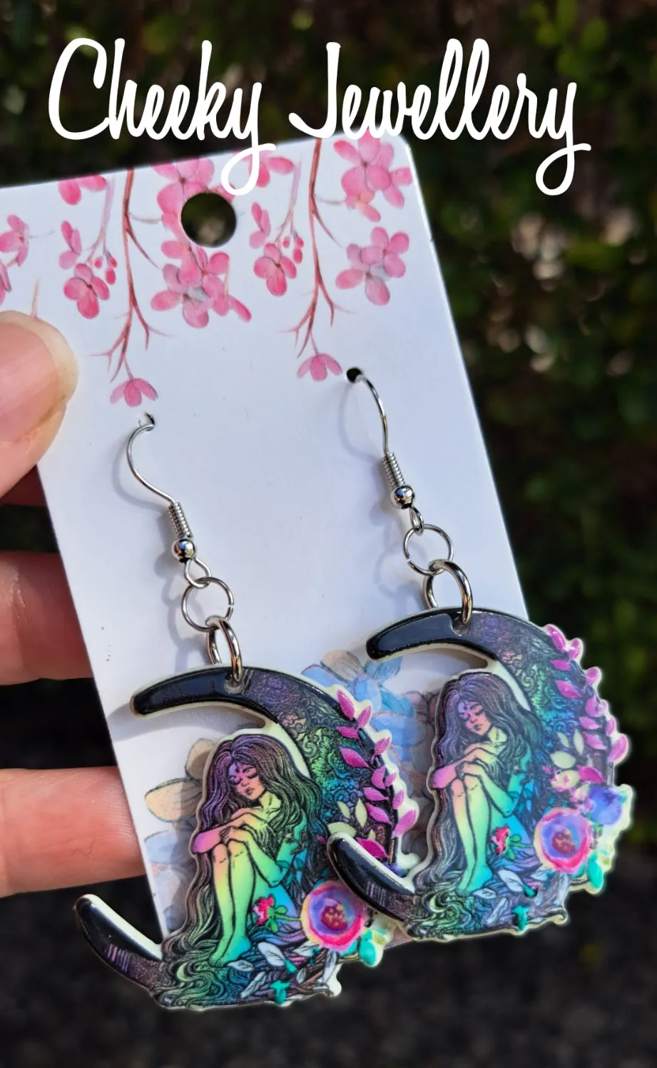 Fairy moon earrings