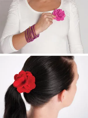 Felt Posies - Hair Clip or Brooch SALE