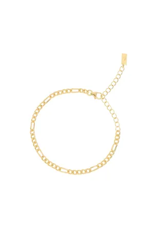 Figaro Anklet - Gold