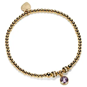 Gold June Birthstone Bracelet