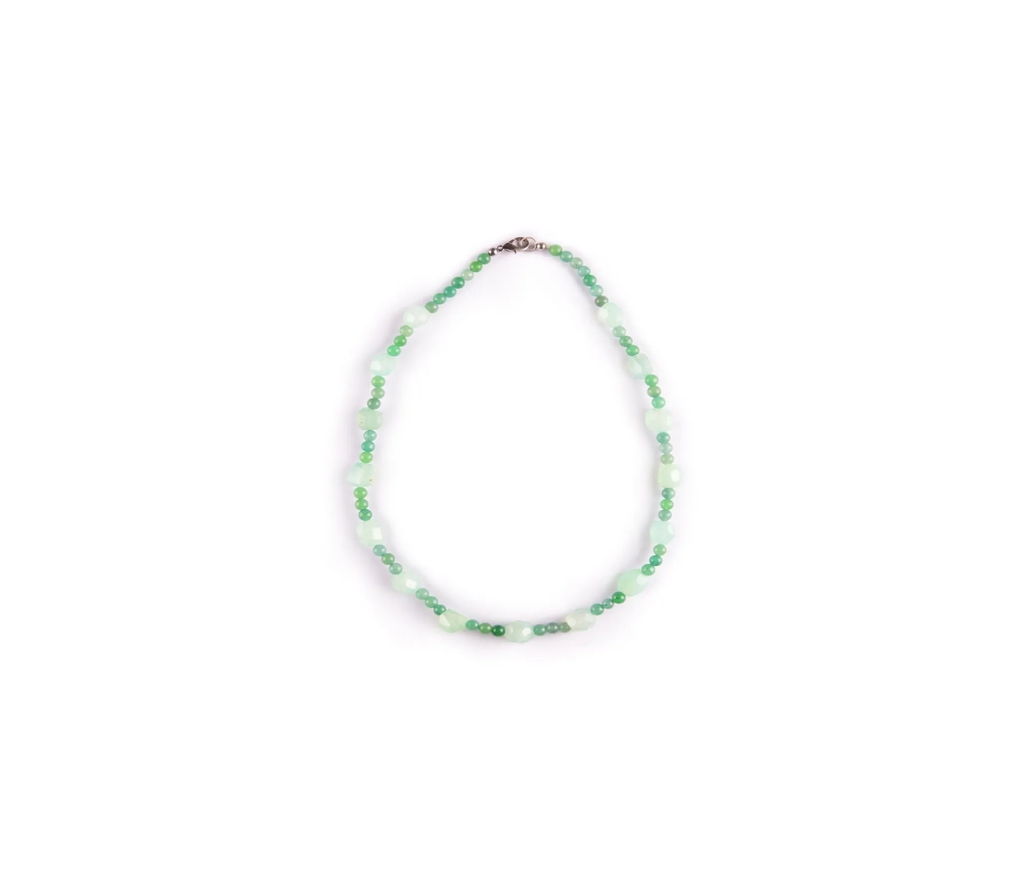 Green Aventurine & Aquamarine Necklace