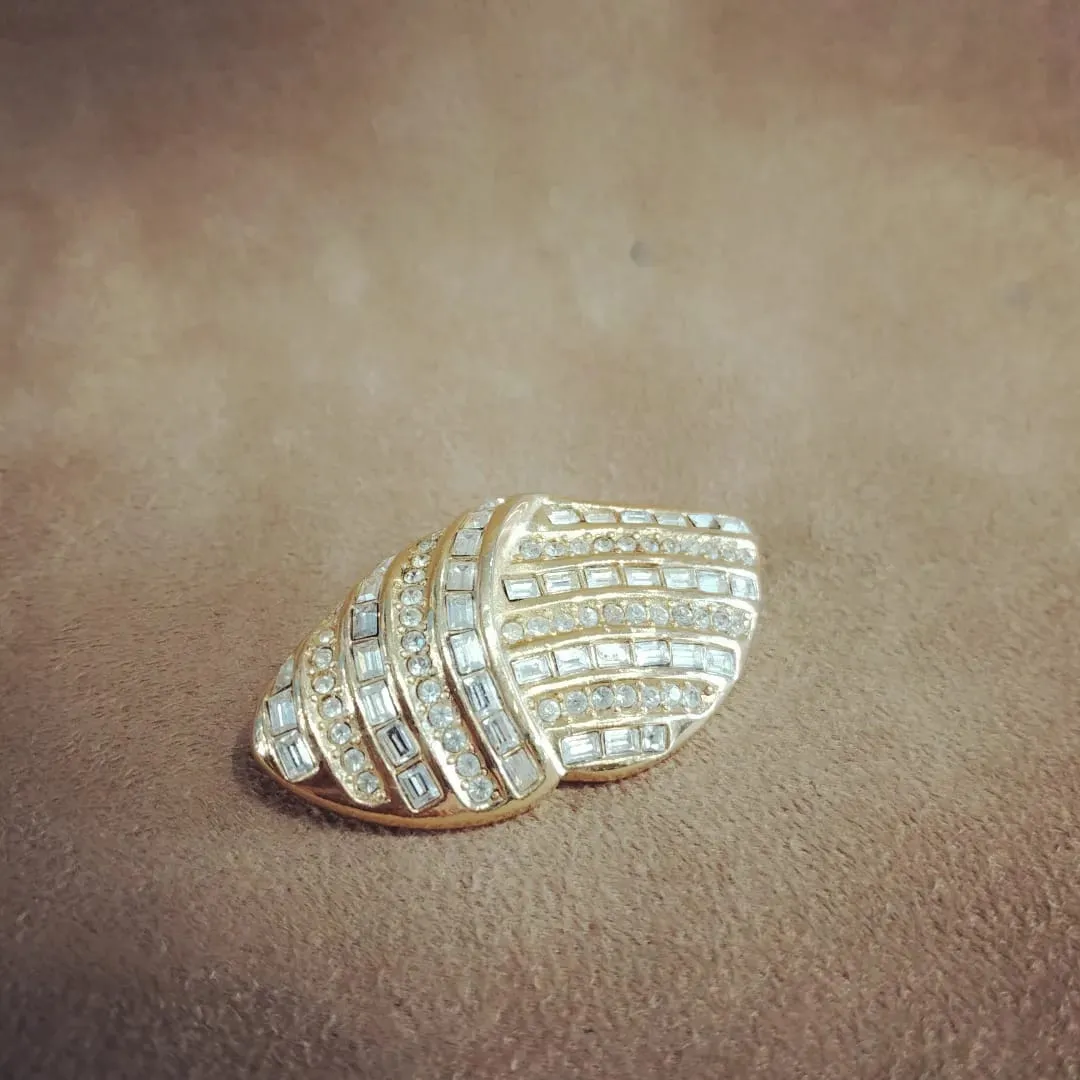 Grosse Baguette crystal  Brooch