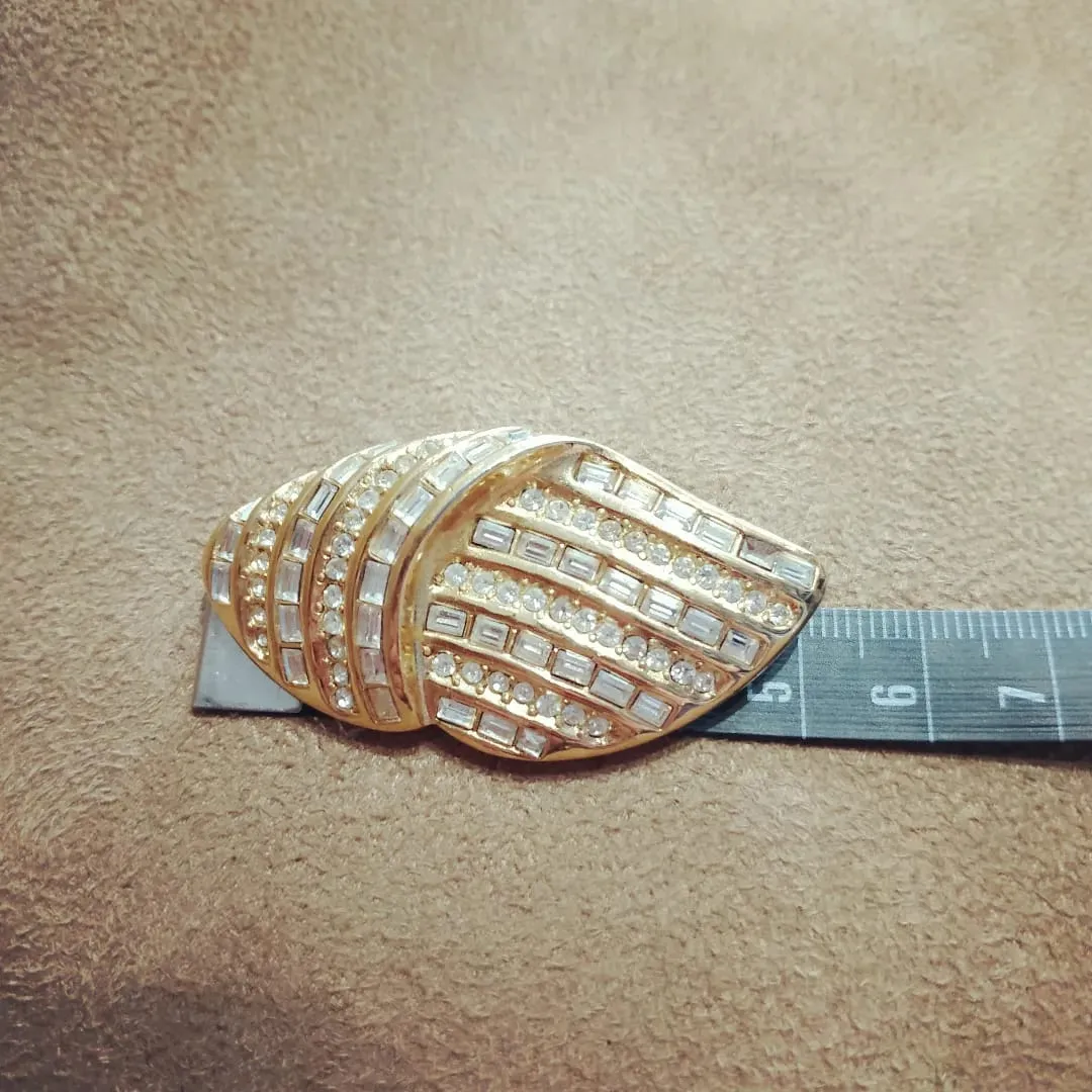 Grosse Baguette crystal  Brooch