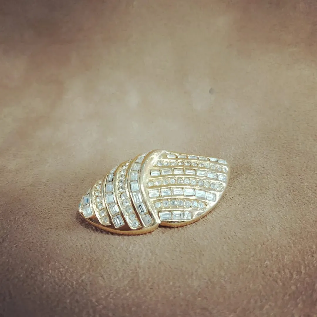 Grosse Baguette crystal  Brooch