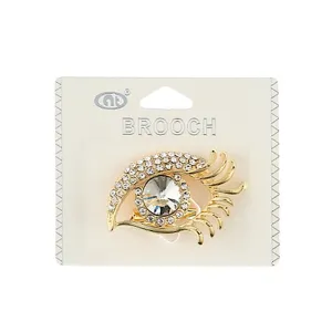 JAH27090-Crystal Eye Brooch