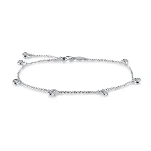 Lafonn Classic Diamond Anklet A0021CLP10