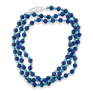 Lapis & Turquoise Bead Necklace