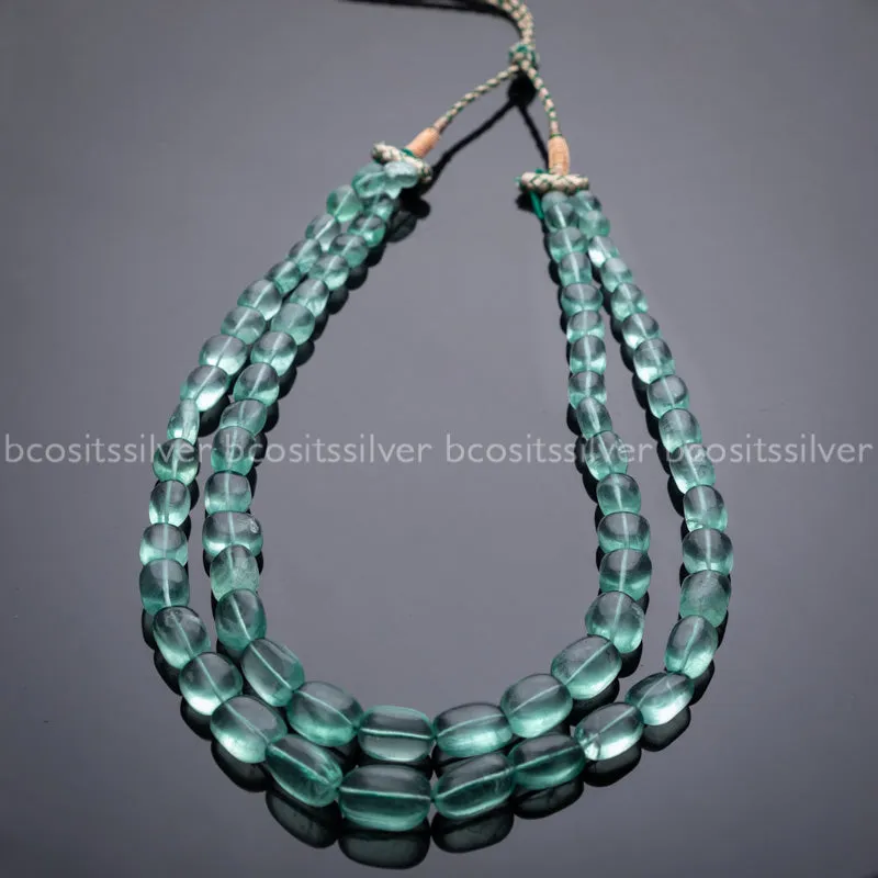 LIGHT GREEN BEAD MALA - 1632