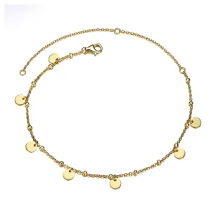 Marie Adjustable Length Circle Anklet