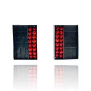 Mariiko Sumioka - Coral Bead Rectangle Earrings