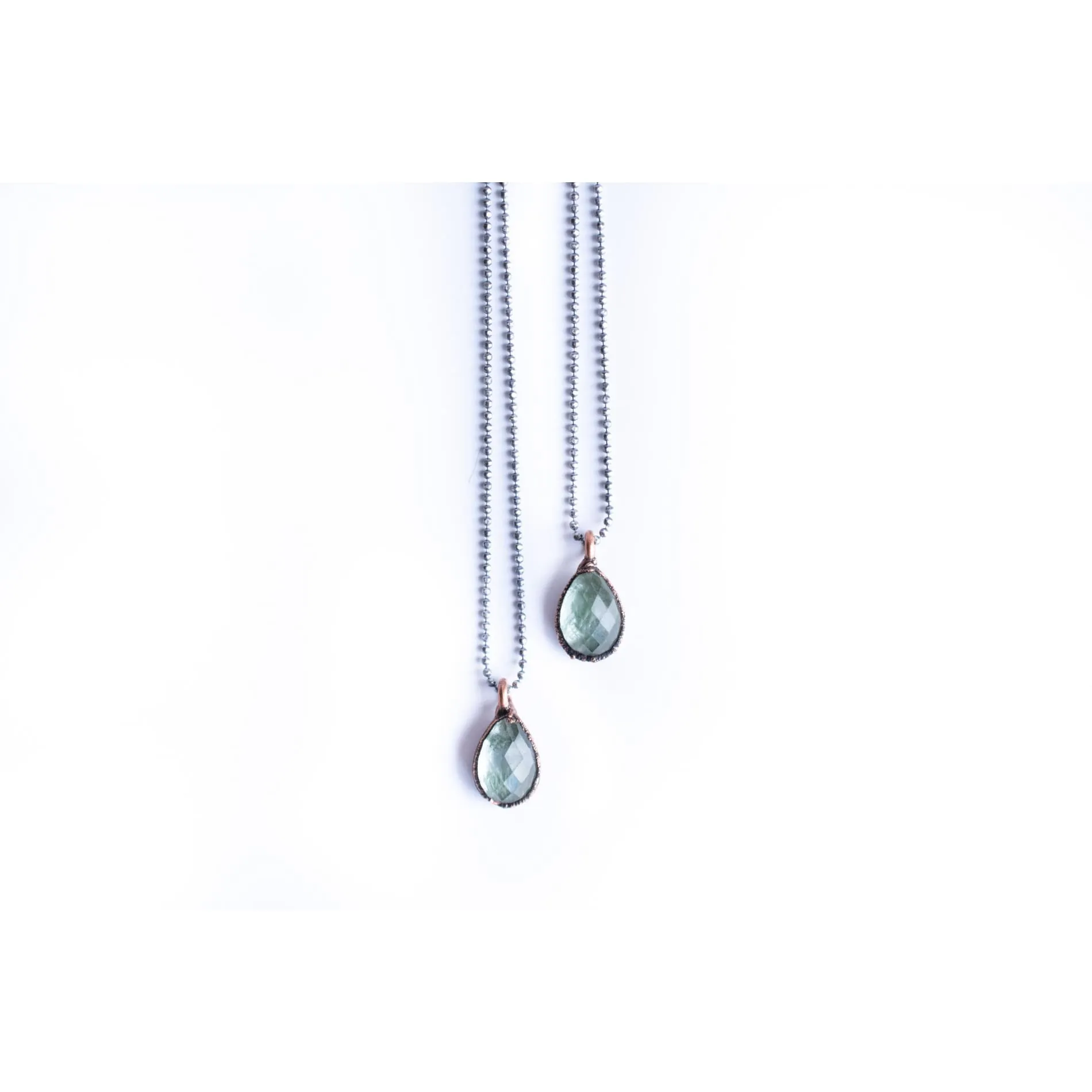 Moss agate necklace | Moss agate jewelry