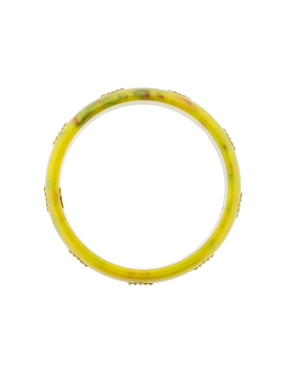 Multi Yellow Color Bakelite Bangle