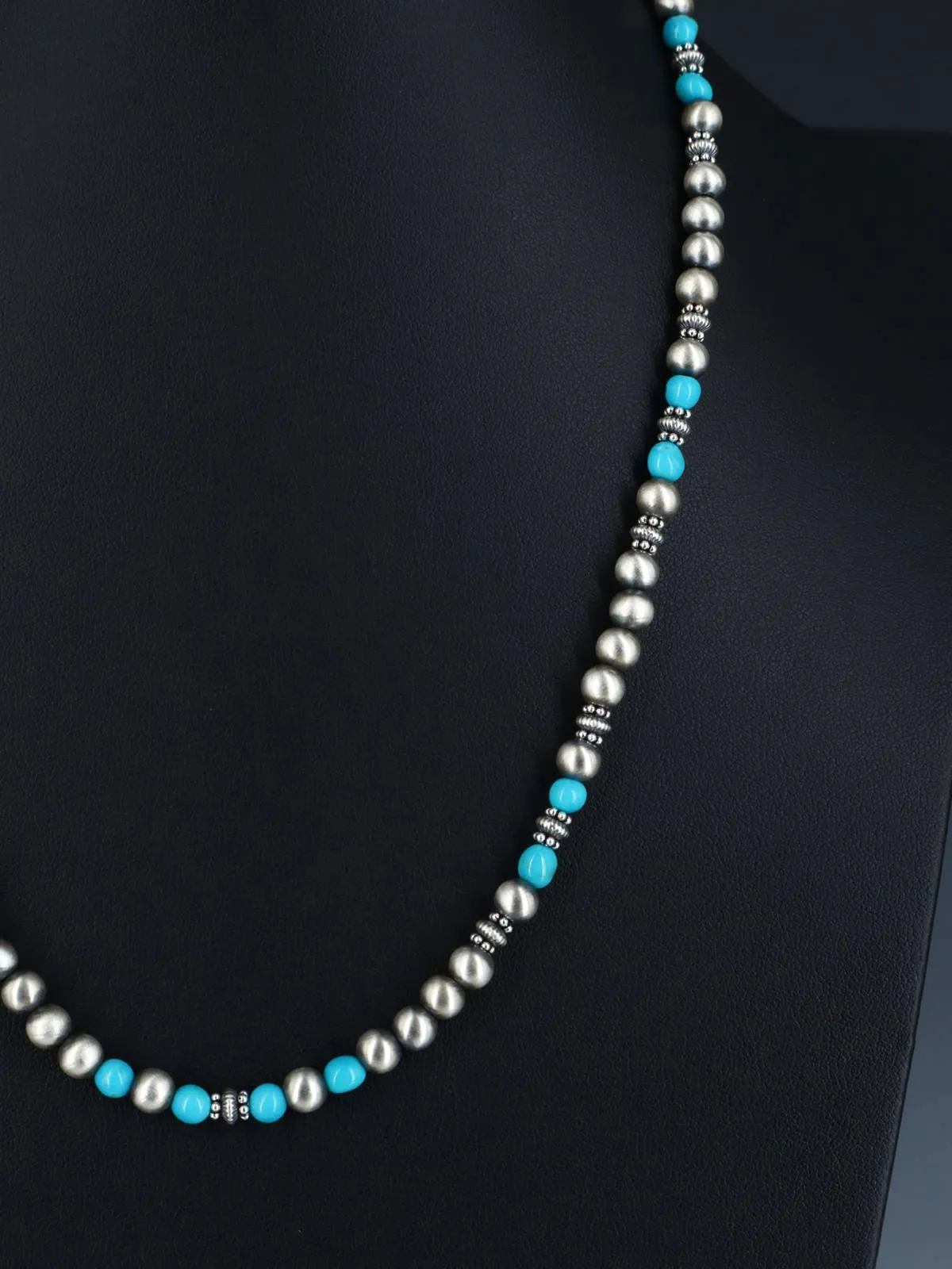 Navajo Single Strand Turquoise Necklace