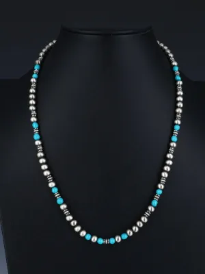 Navajo Single Strand Turquoise Necklace