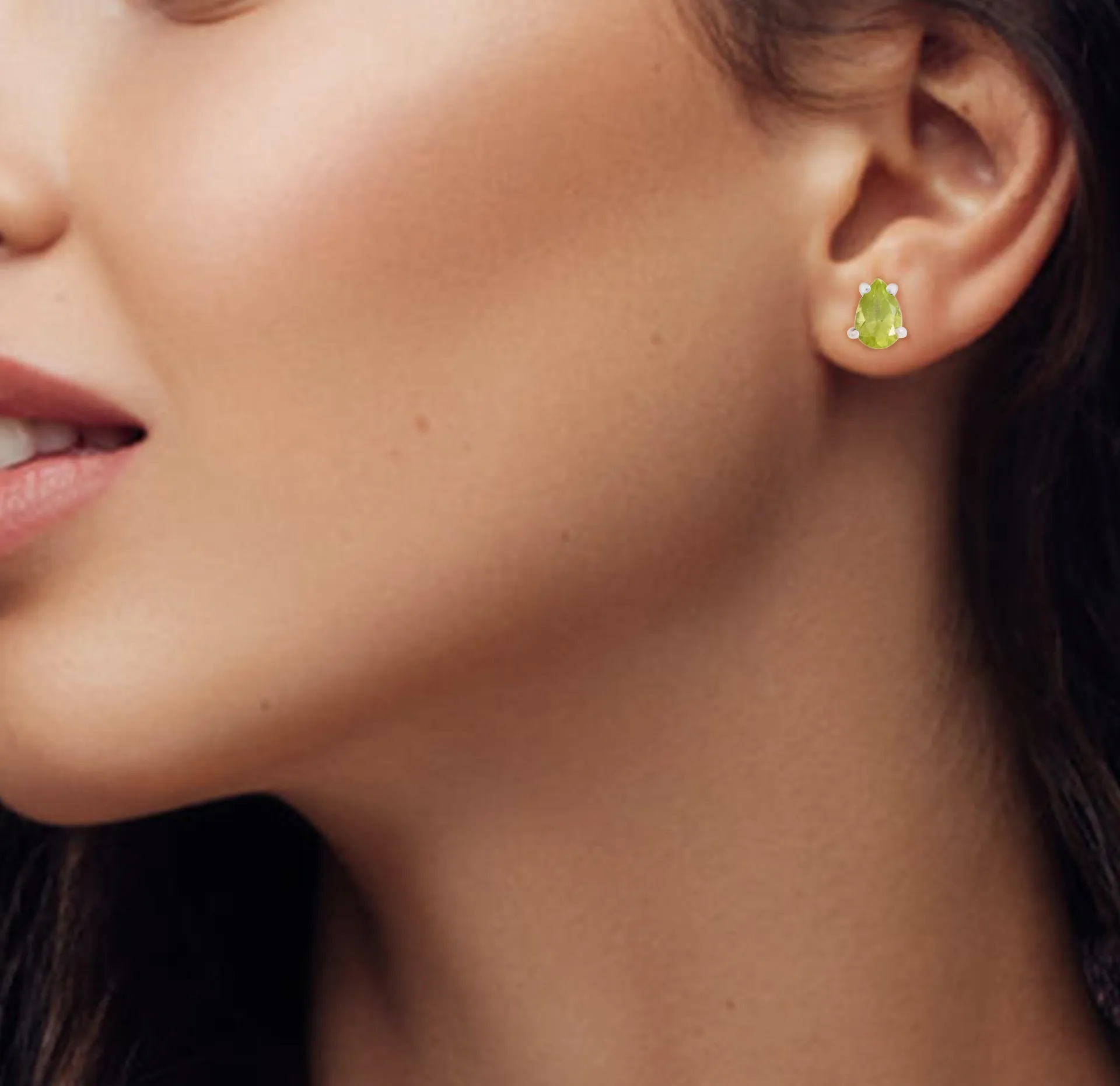 Peridot Studs