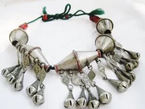 Rare Vintage Silver Berber Necklace from Morocco