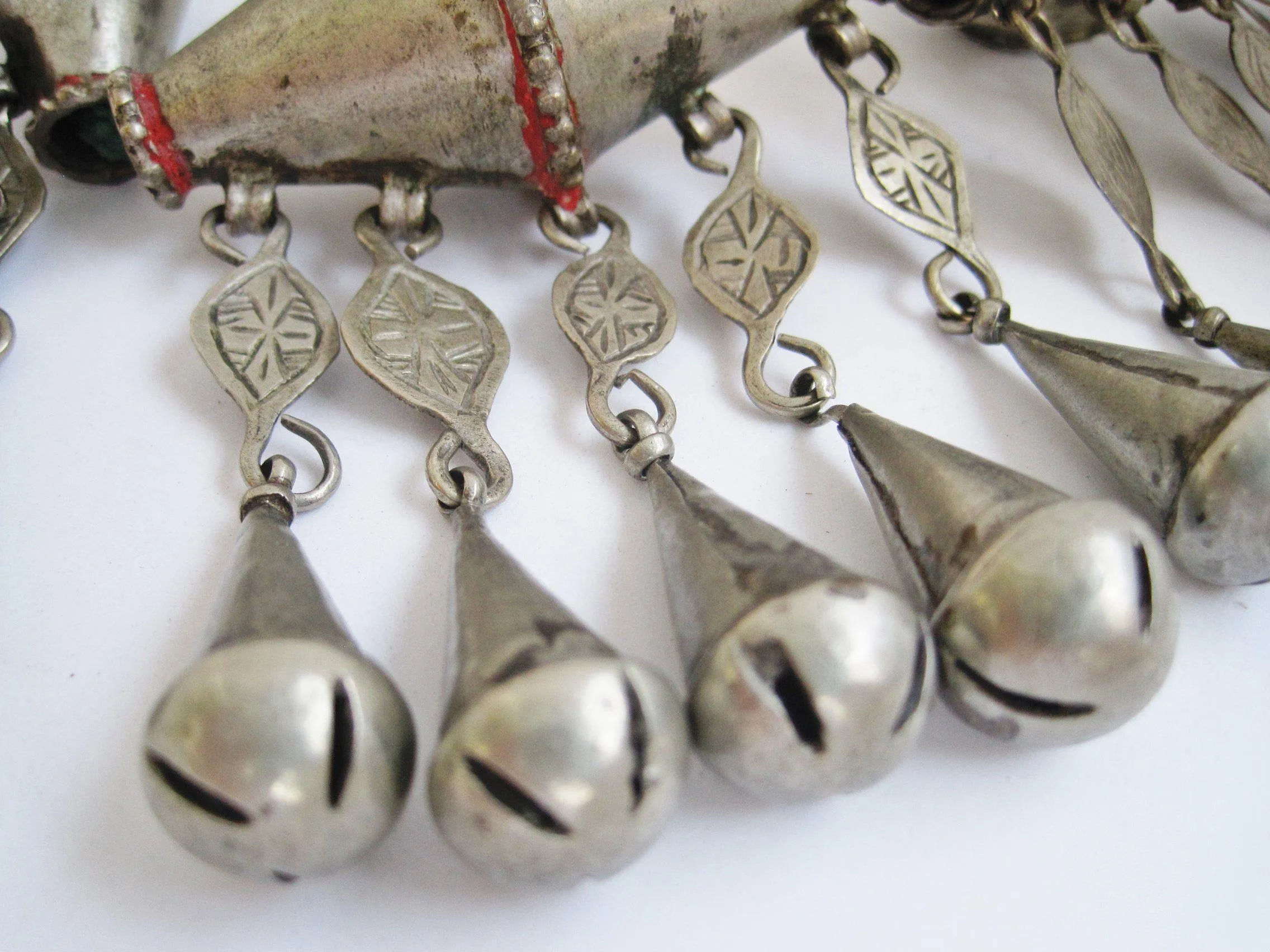 Rare Vintage Silver Berber Necklace from Morocco