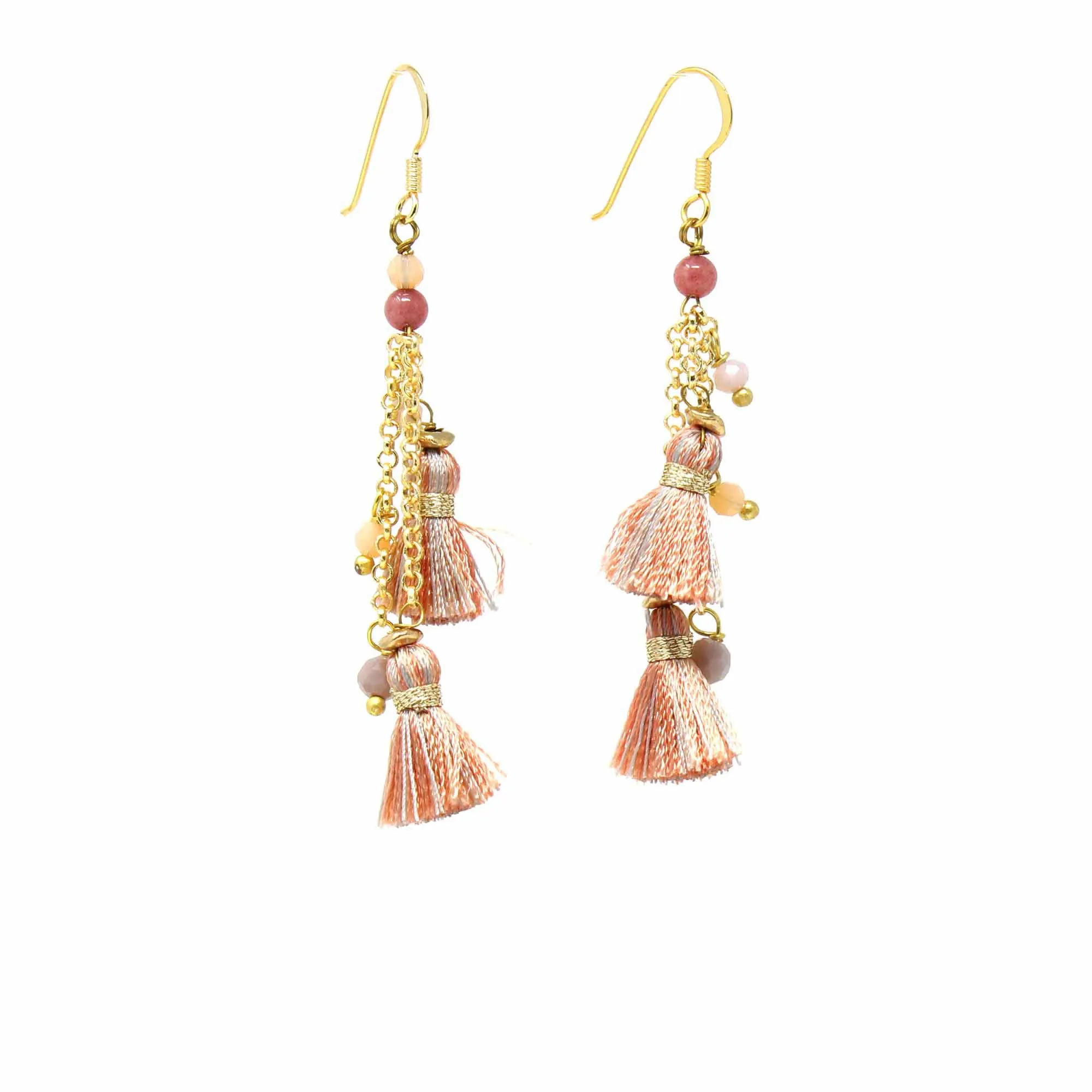 Rebecca Earring, Coral Sands Marquet (J)