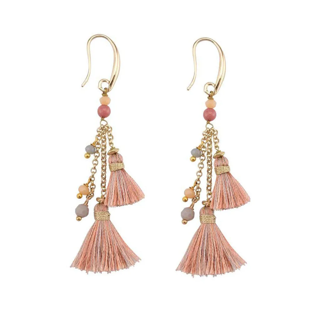 Rebecca Earring, Coral Sands Marquet (J)