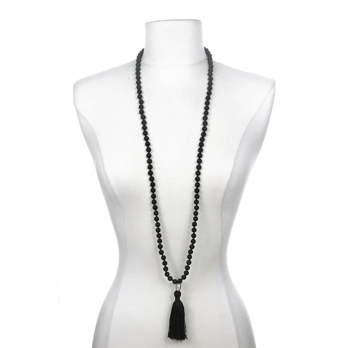 Reflections Matte Onyx Gemstone Mala