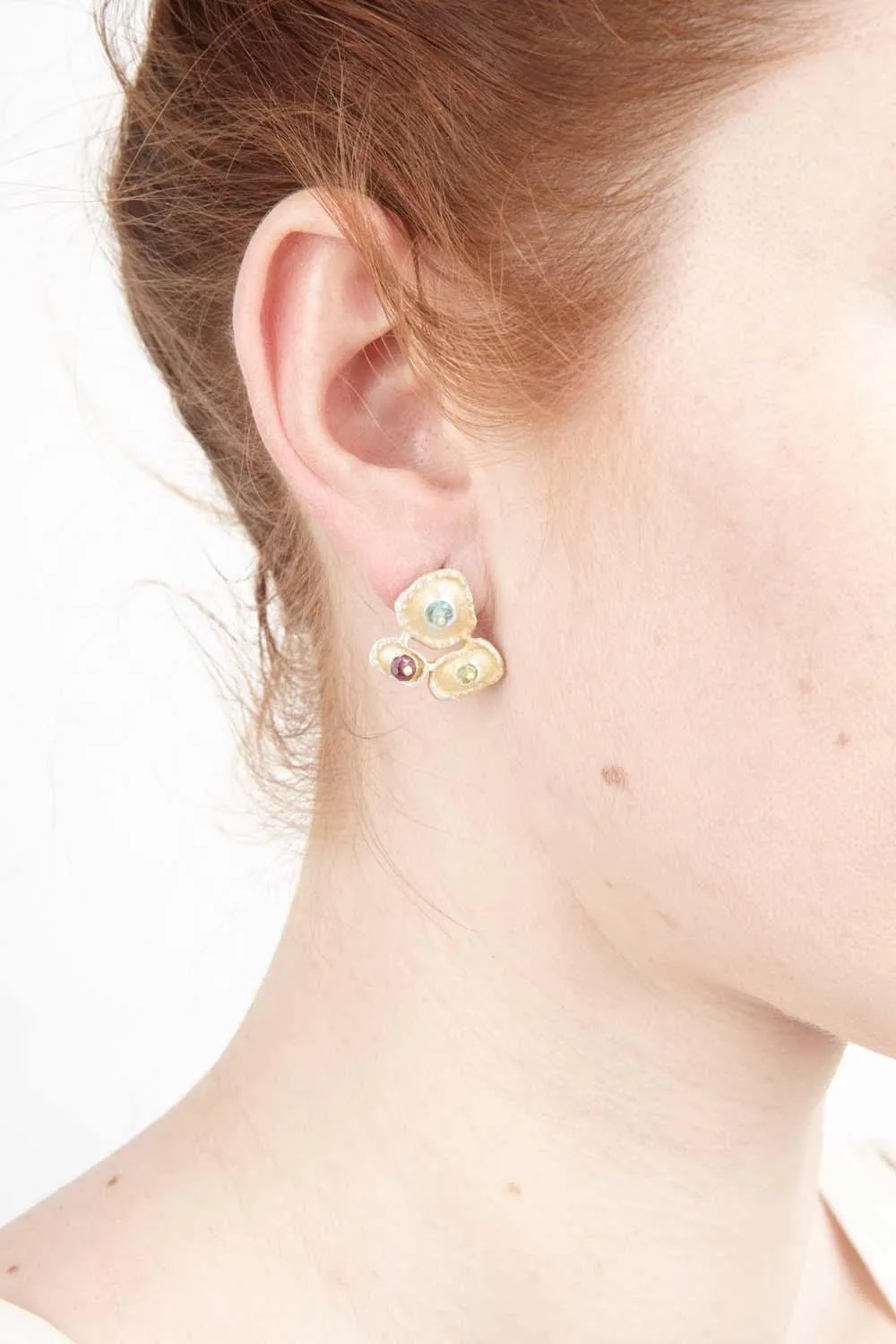 Sea Urchin Earrings - Post Cluster