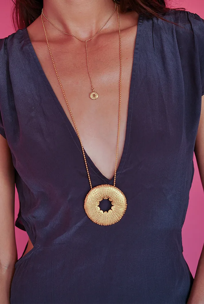 Sea Urchin Pendant Necklace