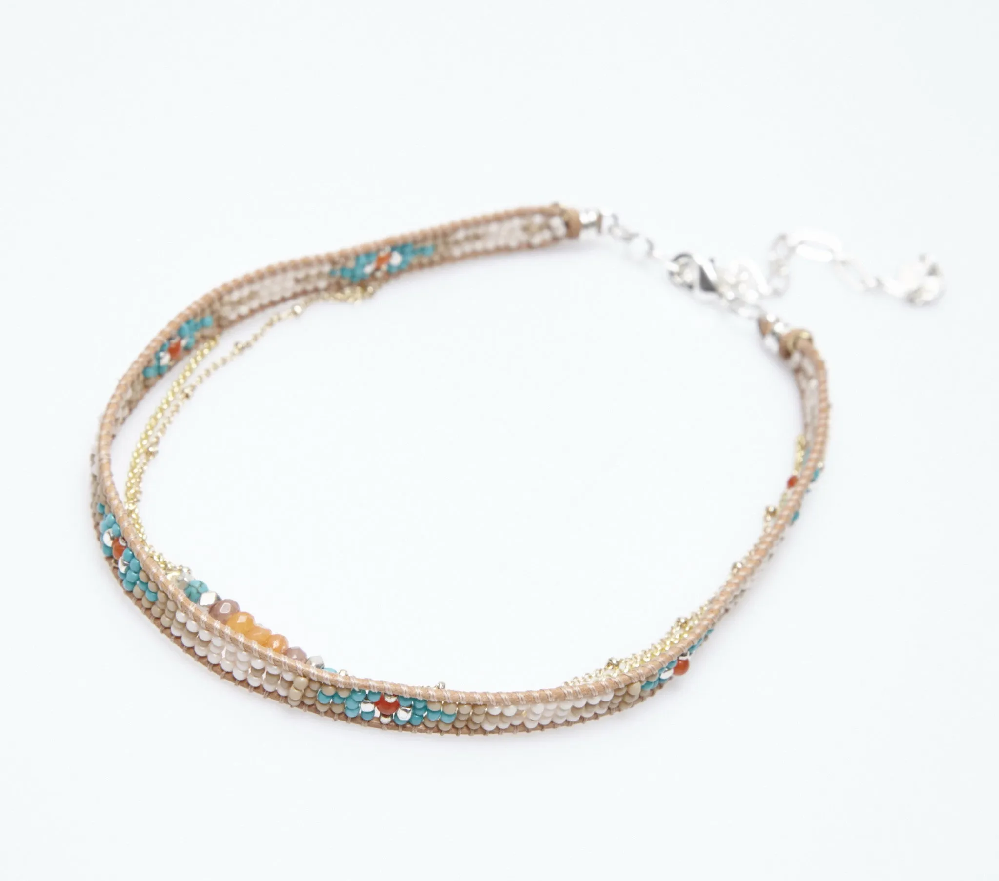 Southwestern Beaded Layered Choker