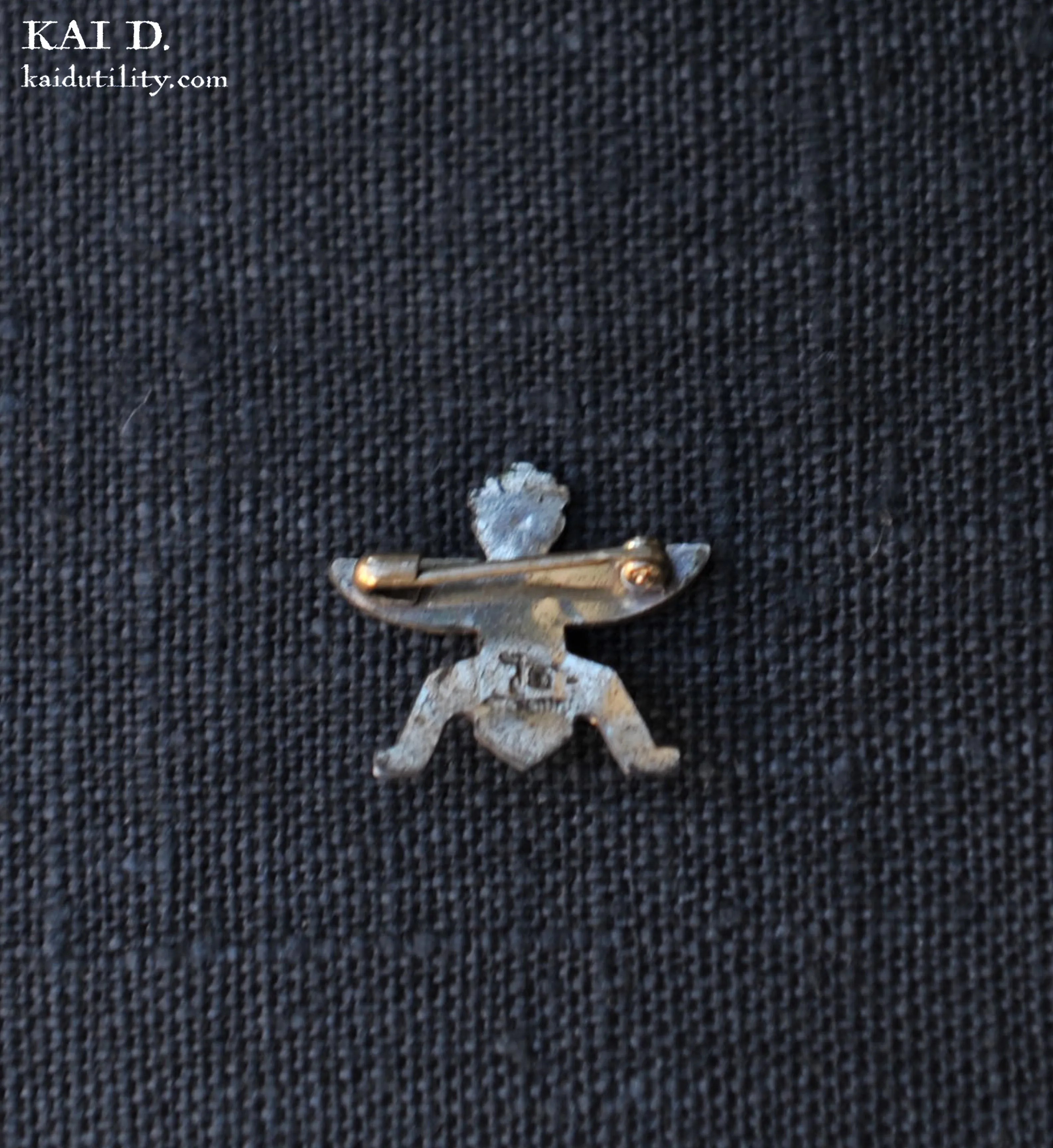 Sterling Silver Brooch - Kachina (petit size)