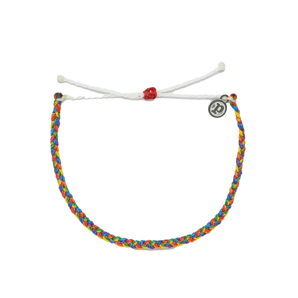 Trevor Project Pride Mini Braided Anklet