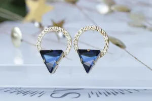 TRIANGLE HOOP EARRINGS