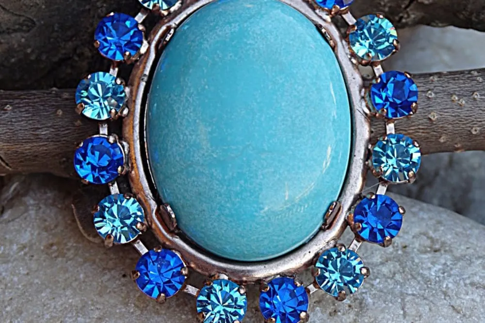 Turquoise  brooch