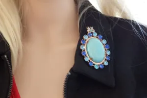 Turquoise  brooch